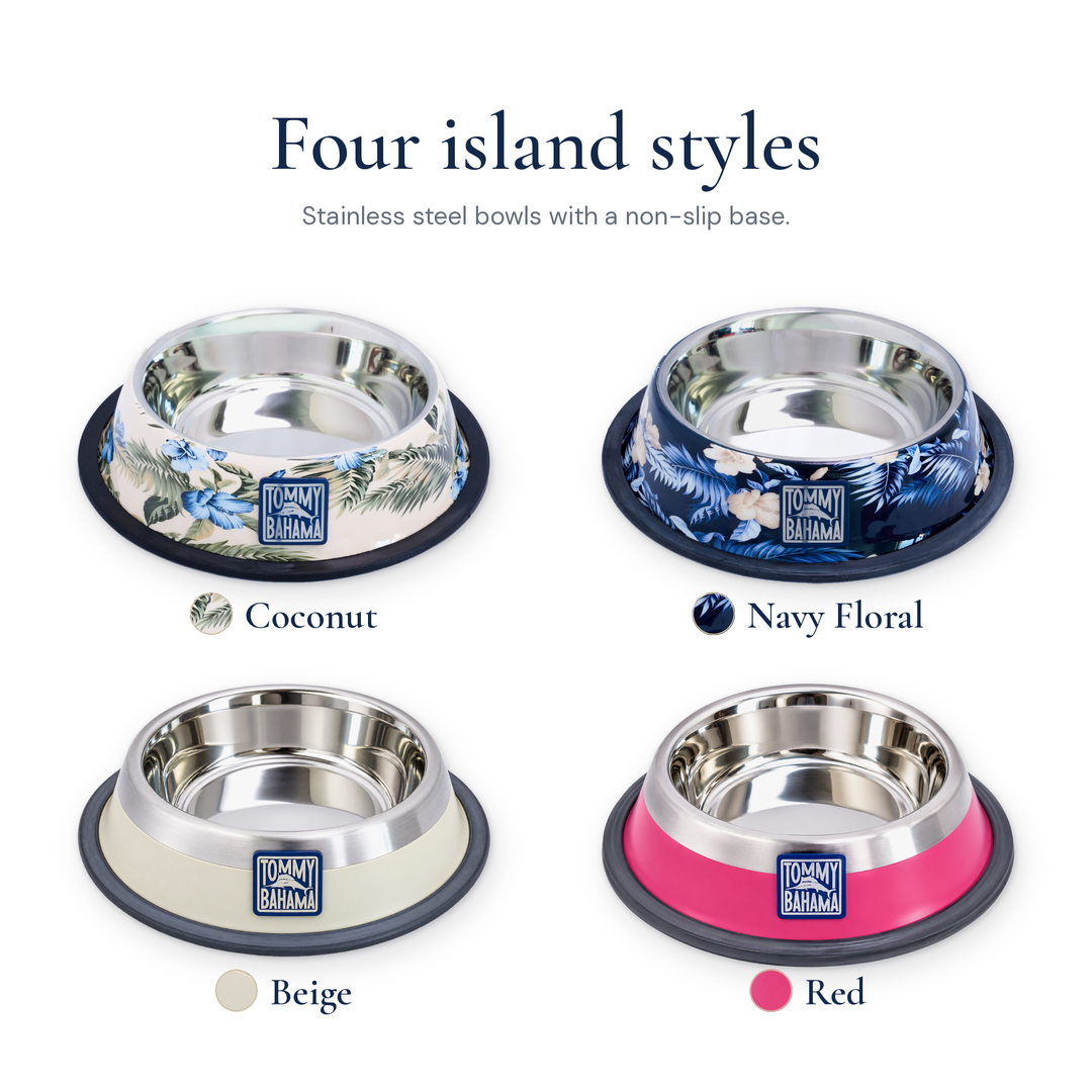 Tommy Bahama Pet - Stainless Steel Bowls