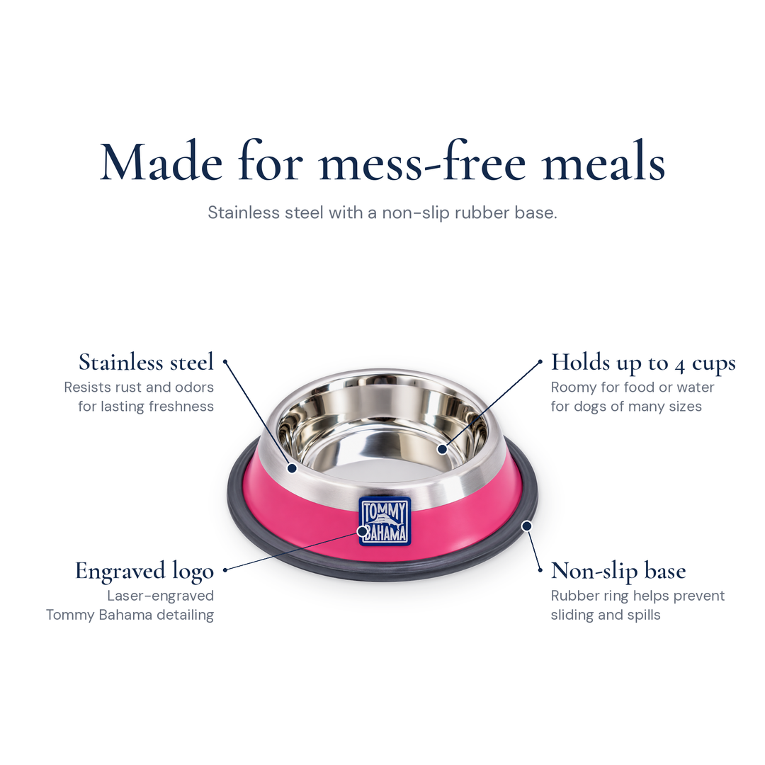 Tommy Bahama Pet - Stainless Steel Bowls