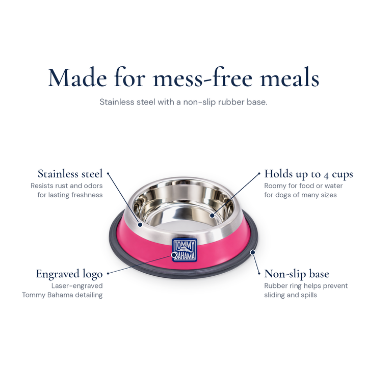 Tommy Bahama Pet - Stainless Steel Bowls