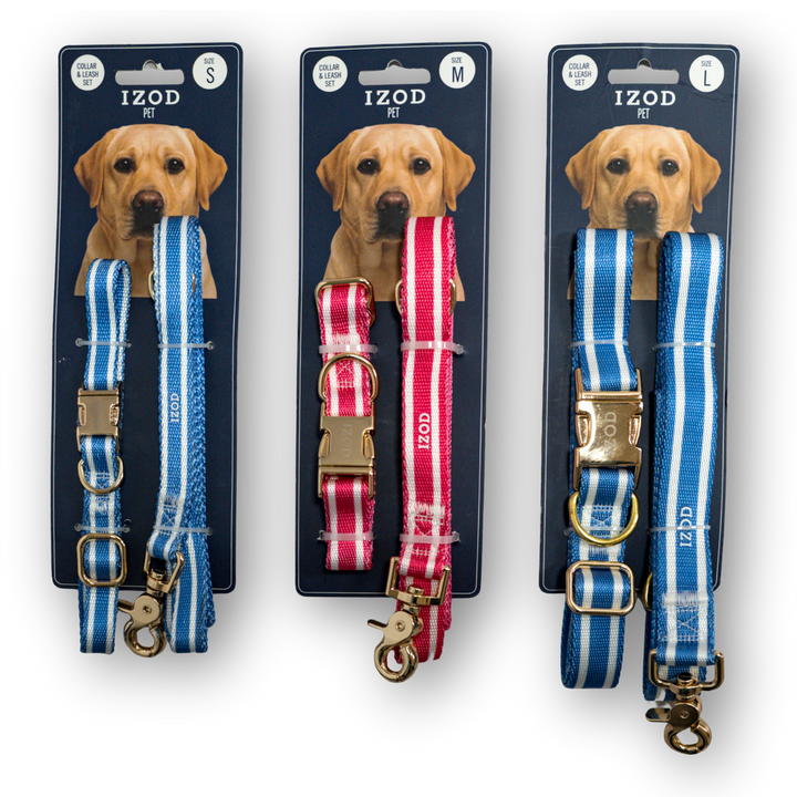 IZOD Pet - Collar &amp; Leash Set