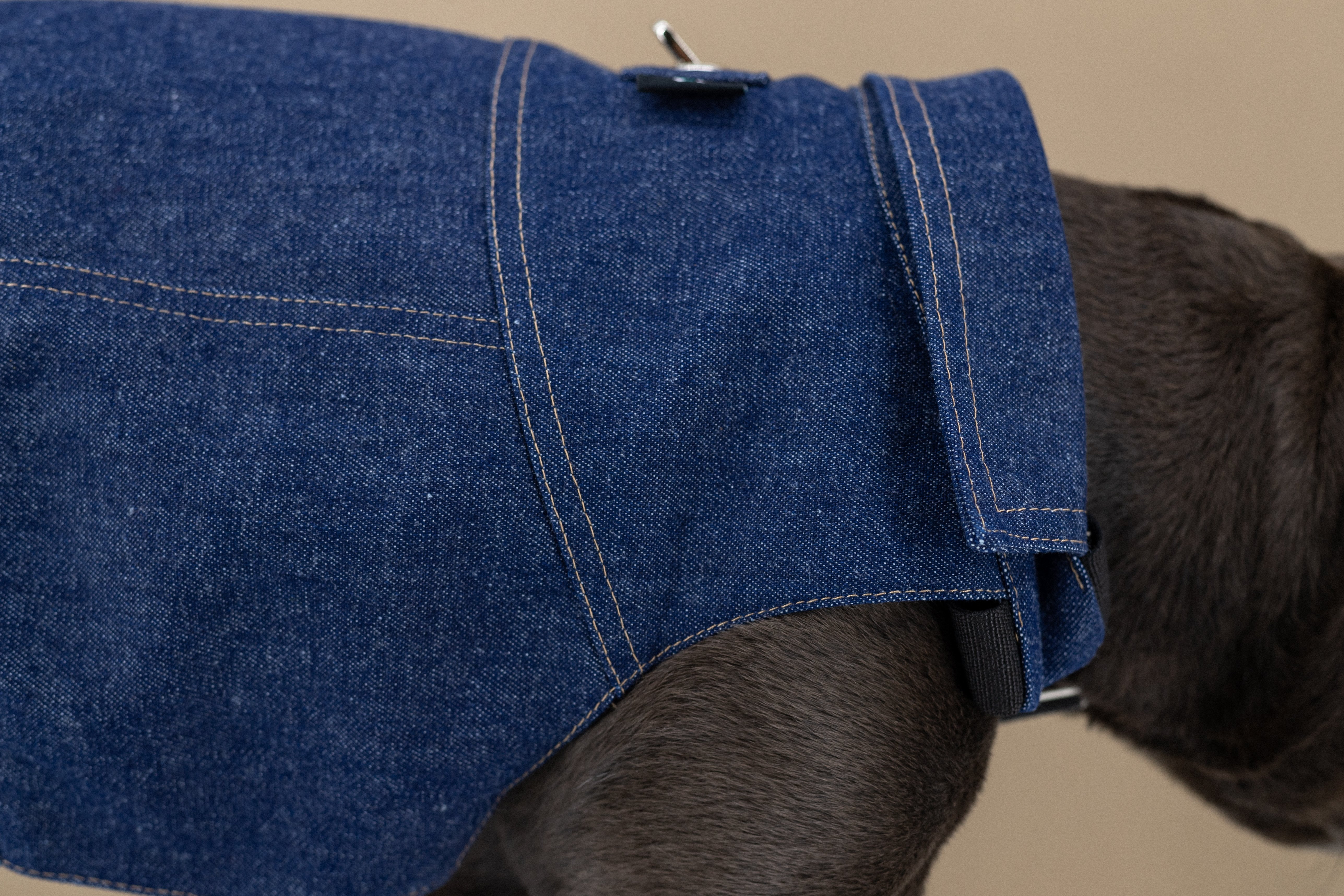 Dog Denim Jacket (K9 Harness Required)